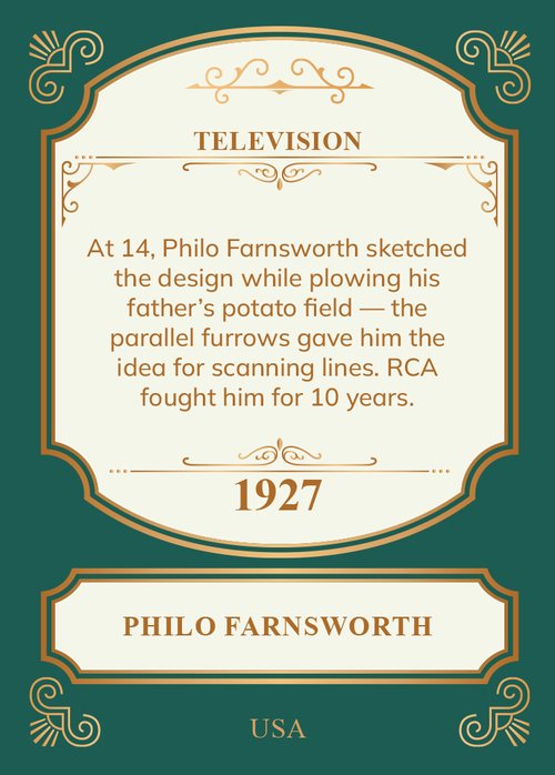 Television (back)